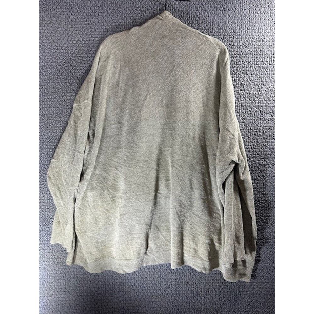 Barefoot Dreams CozyChic Lite Open Front Knit Cardigan Island Wrap Lt. Green 3X - Picture 8 of 8